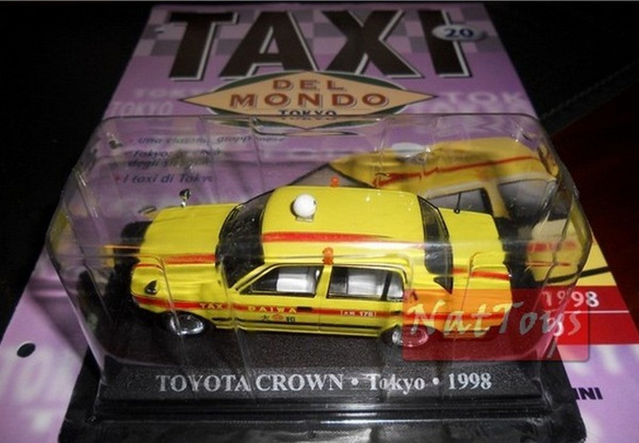 PUBLISHING Model Toyota Crown Tokyo 1998 Taxi World DIE CAST 1:43 +fas.20