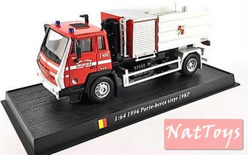 PUBLISHING Model Fire Brigade Porte-berce steyr 19KP 1:64 1996 DIE CAST Firemen Firemen