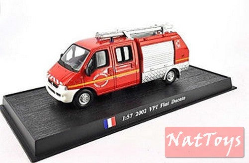 PUBLISHING Model Fire Brigade VPI Fiat Ducato 1:57 2002 DIE CAST Firemen Firemen