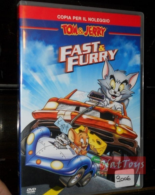 FAST &amp; FURRY TOM &amp; JERRY Animation Film de dessin animé DVD Vidéo originale