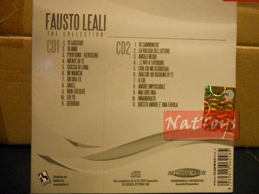 FAUSTO LEALI THE COLLECTION DOPPIO Nuovo Originale New CD Audio