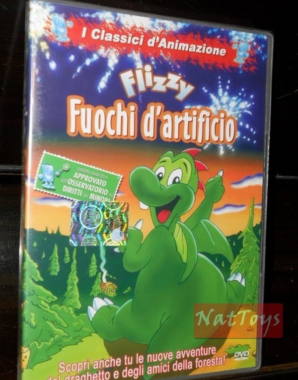 FLIZZI FIREWORKS Film de dessin animé d'animation DVD nouveau original