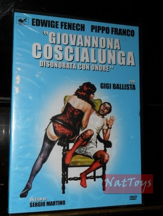 GIOVANNONA COSCIALUNGA Edwige Fenech Film DVD Nouveau Original