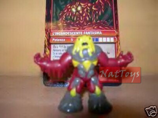 GORMITI SERIE 2 INCANDESCENTE FANTASMA +CARD *NatToysModels*