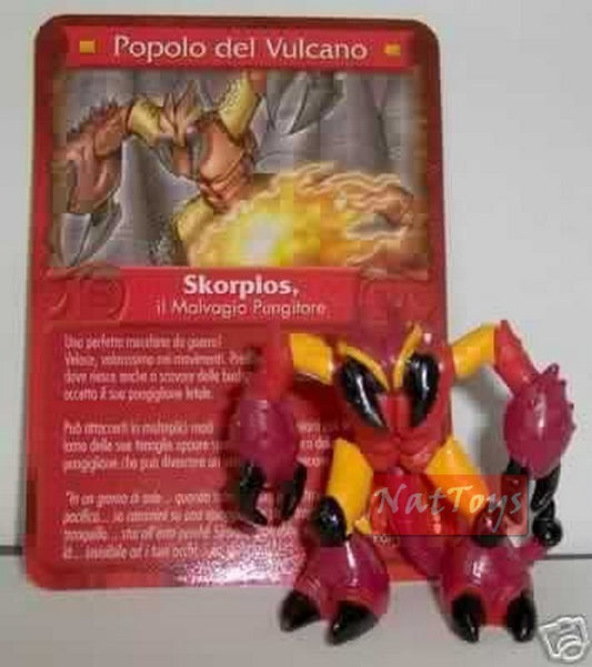 GORMITI SERIES 3 SKORPIOS + paper *NatToysModels*