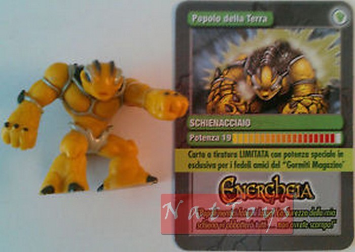 GORMITI SERIE Speciale SCHIENACCIAIO FIGURE 3D + Limited Card