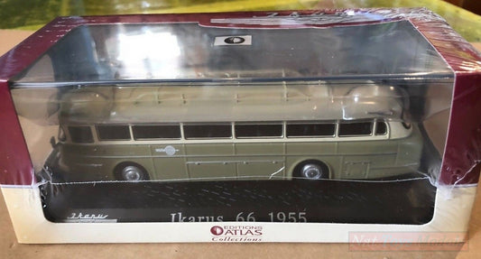 Ikarus 66 1955 Classic Coaches Bus Collection 1:72 Atlas Model DIE CAST compatible with