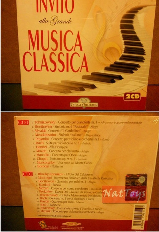 INVITATION TO GREAT CLASSICAL MUSIC DOUBLE New Original New Audio CD