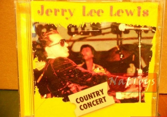 JERRY LEE LEWIS COUNTRY CONCERT Original Used Audio CD