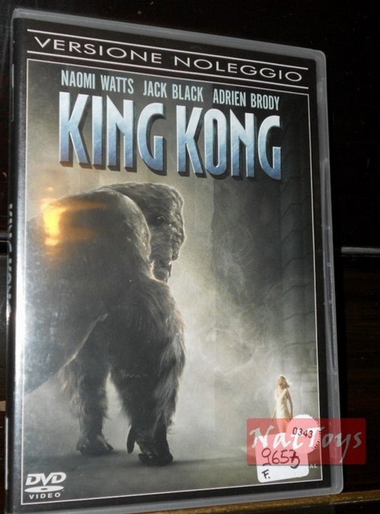 KING KONG Naomi Watts Jack Black Adrien Brody Film DVD Vidéo originale