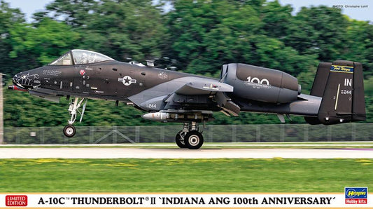 KIT DE MONTAGE À L'ÉCHELLE COMPATIBLE AVEC A10C THUNDERBOLT II INDIANA ANG 100e ANNIVERSAIRE KIT 1:72 HASEGAWA HA02409