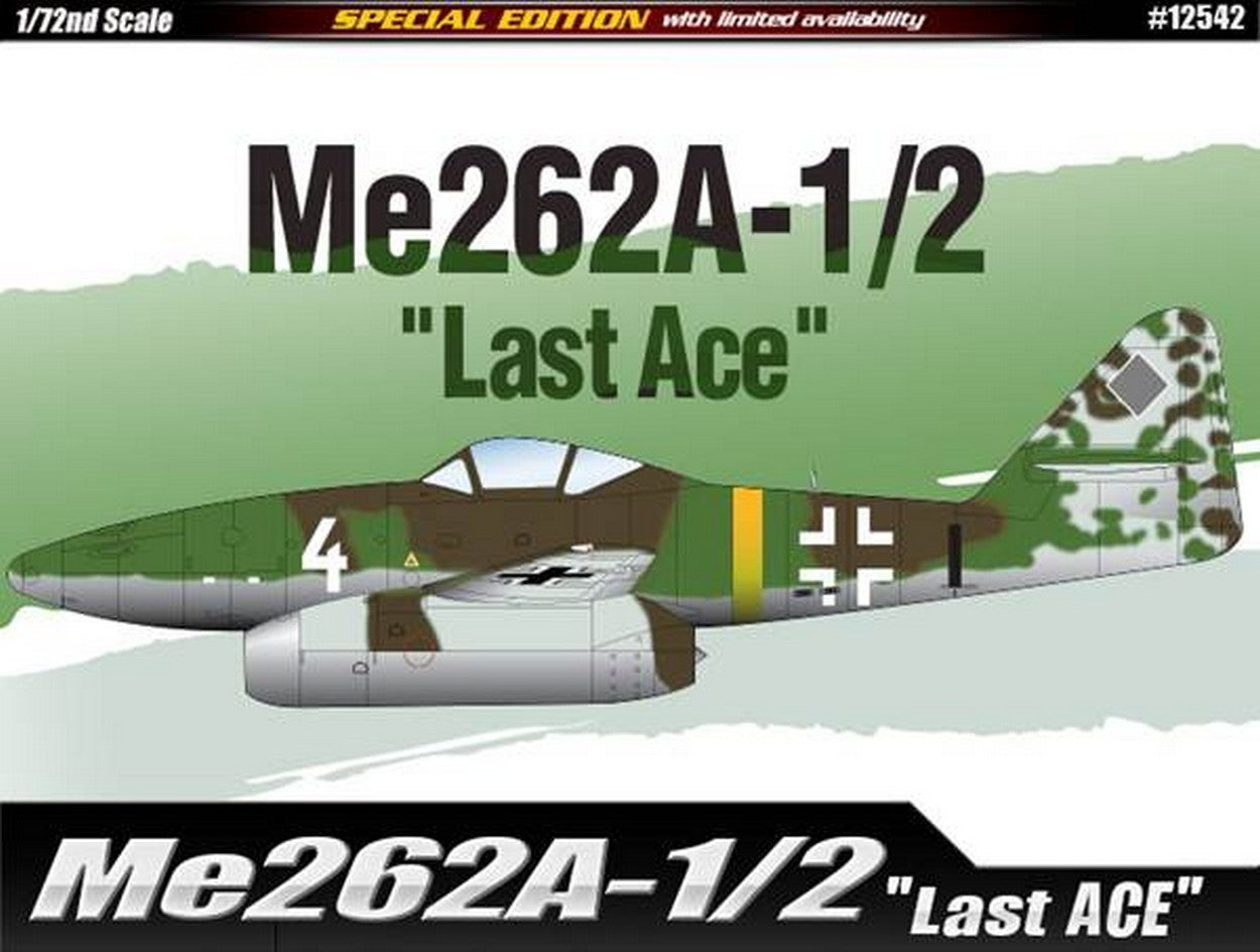 KIT DA MONTARE IN SCALA COMPATIBILE CON AEREO MA 262A 1/2 "LAST ACE" KIT 1:72 ACADEMY ACD12542