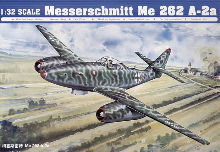 KIT DA MONTARE IN SCALA COMPATIBILE CON AEREO MESSERSCHMITT KIT 1:32 TRUMPETER TP2236