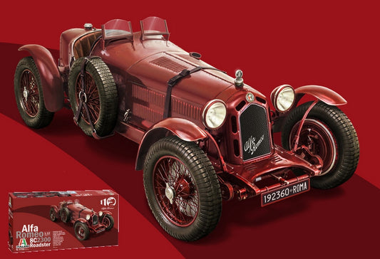 KIT TO BE ASSEMBLED IN SCALE COMPATIBLE WITH ALFA ROMEO 8C/2300 1931-1933 KIT 1:12 ITALERI IT4708