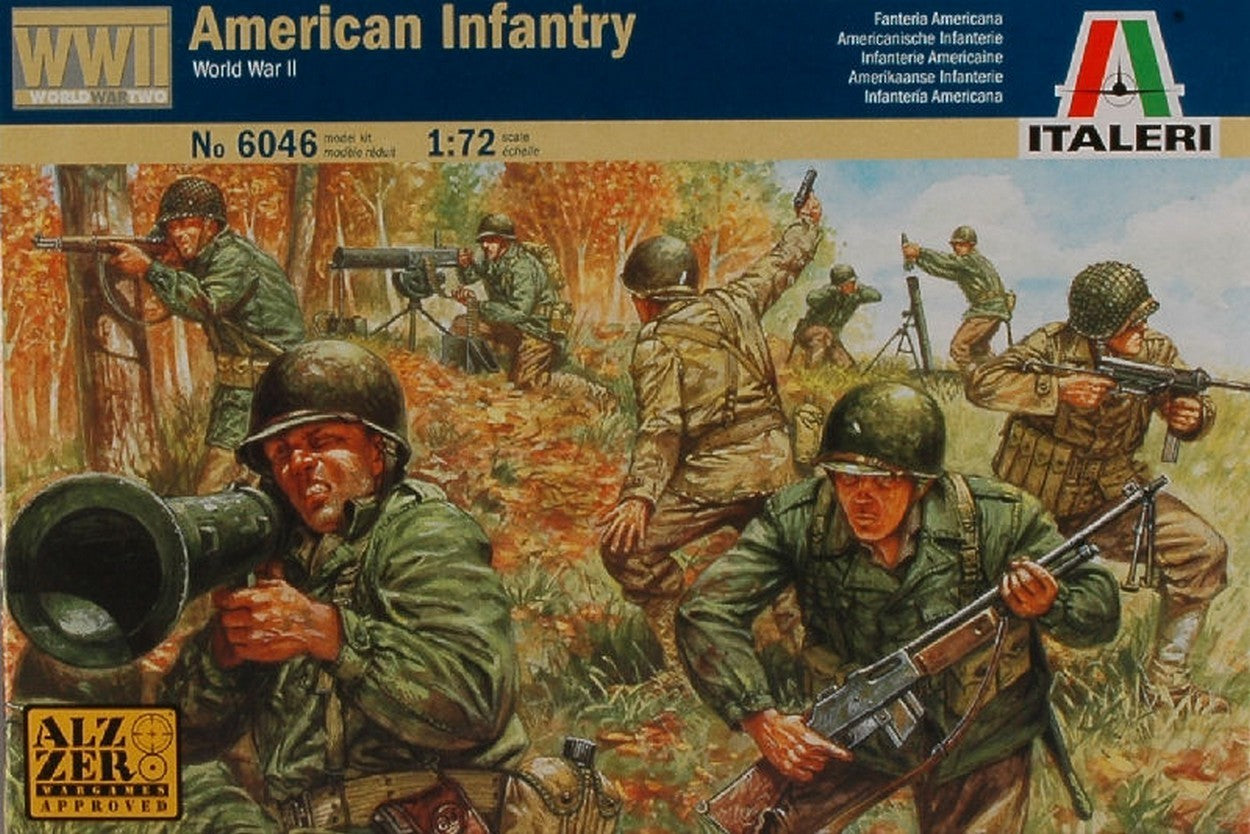 SCALE ASSEMBLY KIT COMPATIBLE WITH AMERICAN INFANTRY KIT 1:72 ITALERI IT6046