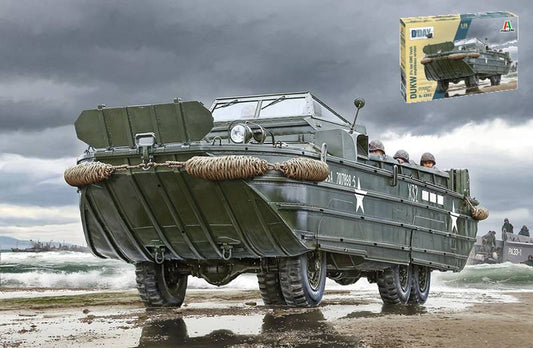 KIT DA MONTARE IN SCALA COMPATIBILE CON AMPHIBIOUS TRUCK D-DAY 80th ANNIVERSARY KIT 1:35 ITALERI IT6392