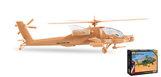 SCALE ASSEMBLY KIT COMPATIBLE WITH APACHE HELICOPTER KIT 1:144 ZVEZDA Z7408