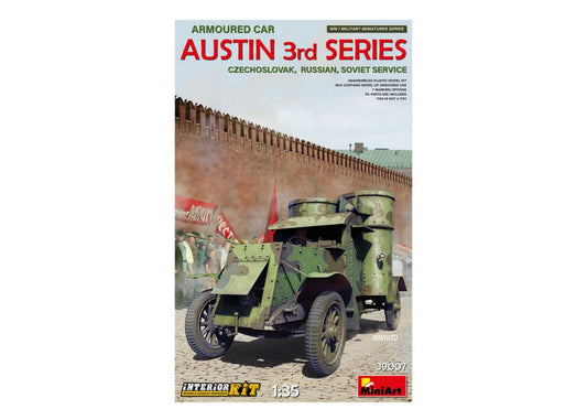 SCALE ASSEMBLING KIT COMPATIBLE WITH AUSTIN ARMORED CAR 3rd SERIES CZECH. RUSSIAN SOVIET SERVICE KIT 1:35 MINIART MIN39007