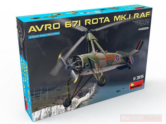 SCALE ASSEMBLY KIT COMPATIBLE WITH AVRO 671 ROTA Mk.I RAF KIT 1:35 MINIART MIN41008