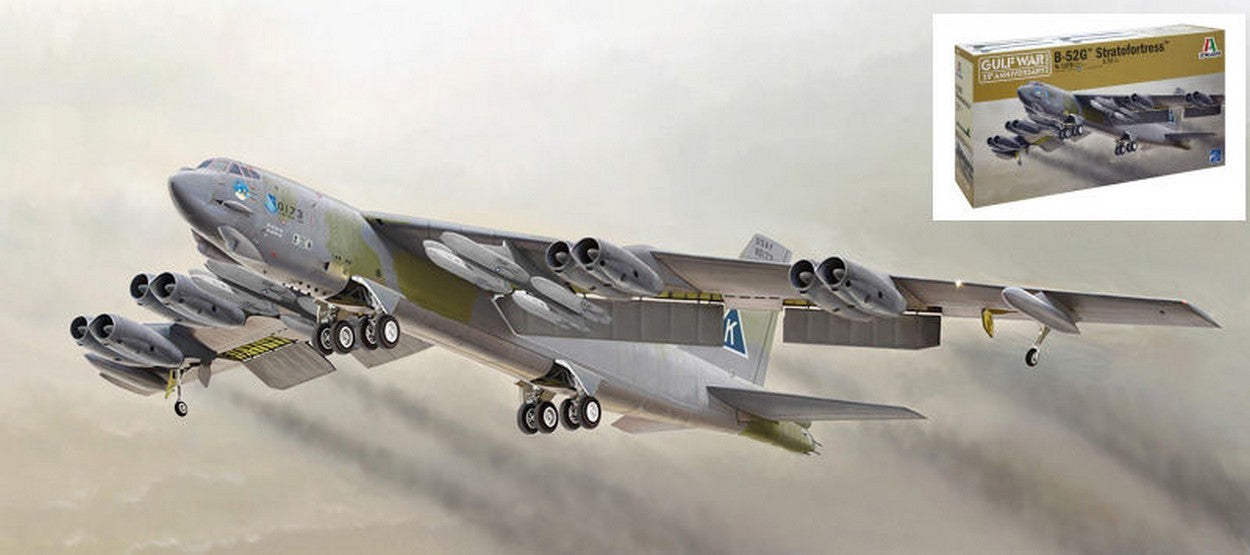 KIT DA MONTARE IN SCALA COMPATIBILE CON B-52G STRATOFORTRESS KIT 1:72 ITALERI IT1378