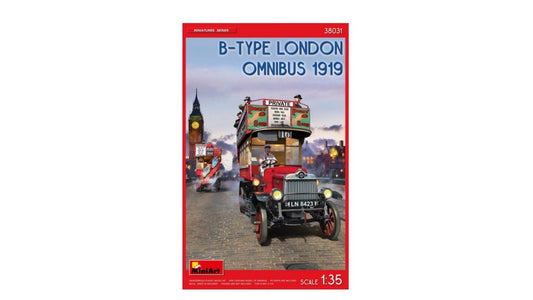 SCALE ASSEMBLY KIT COMPATIBLE WITH B-TYPE LONDON OMNIBUS 1919 KIT 1:35 MINIART MIN38031