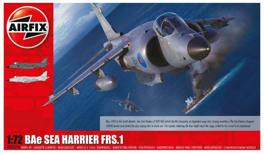 KIT DA MONTARE IN SCALA COMPATIBILE CON BAe HARRIER FRS1 KIT 1:72 AIRFIX A04051A