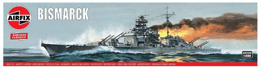 KIT TO BE ASSEMBLED IN SCALE COMPATIBLE WITH BISMARCK KIT 1:600 ​​AIRFIX A04204V MODEL