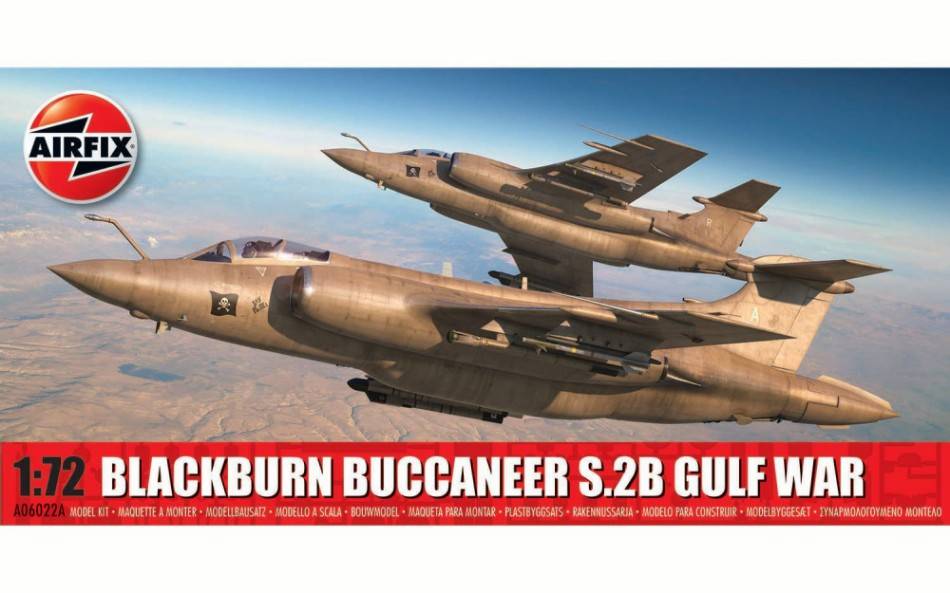 SCALE ASSEMBLY KIT COMPATIBLE WITH BLACKBURN BUCCANEER S 2 GULF WAR KIT 1:72 AIRFIX A06022A