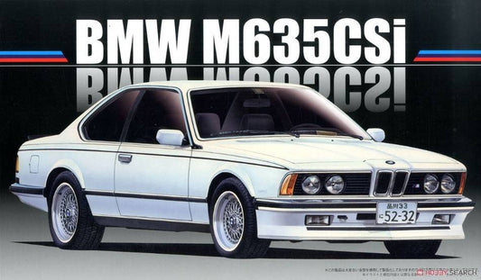 SCALE ASSEMBLY KIT COMPATIBLE WITH BMW M635 CSI WHITE KIT 1:24 FUJIMI FJ126500