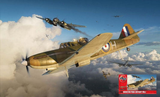 SCALE ASSEMBLY KIT COMPATIBLE WITH BOULTON PAUL DEFIANT Mk.I KIT 1:48 AIRFIX A05128A