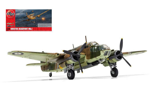 KIT DA MONTARE IN SCALA COMPATIBILE CON BRISTOL BEAUFORT MK1 KIT 1:72 AIRFIX A04021