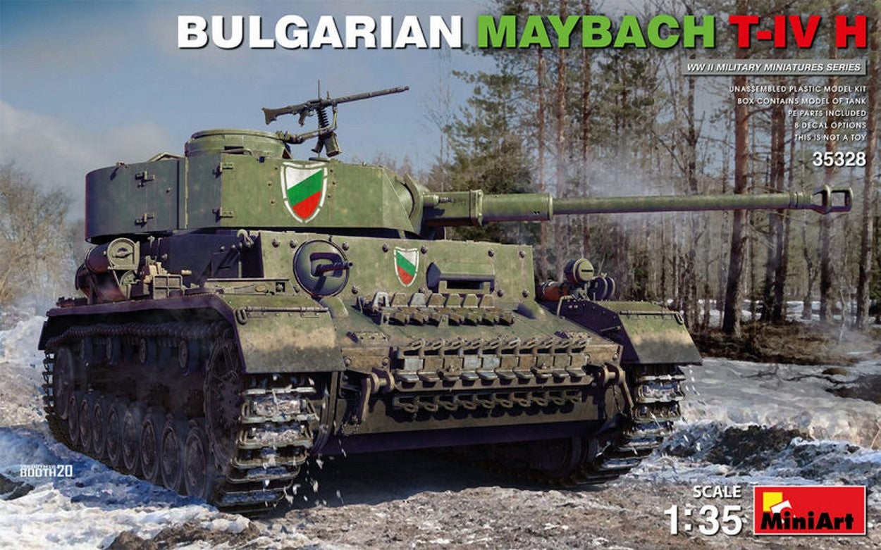 KIT DE MONTAGE À L'ÉCHELLE COMPATIBLE AVEC LE KIT BULGARE MAYBACH T-IV H 1:35 MINIART MIN35328