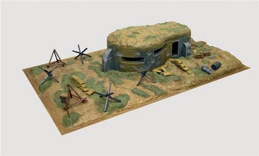 KIT TO BE ASSEMBLED IN SCALE COMPATIBLE WITH BUNKER AND ACCESSORIES WWII KIT 1:72 ITALERI IT6070