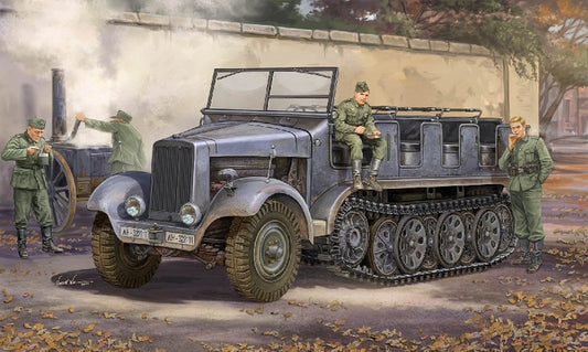 SCALE ASSEMBLY KIT COMPATIBLE WITH GERMAN SD.KFZ.6 HALBKETTENZ.PIONIER.KIT 1:35 TRUMPETER TP5530 TRUCK