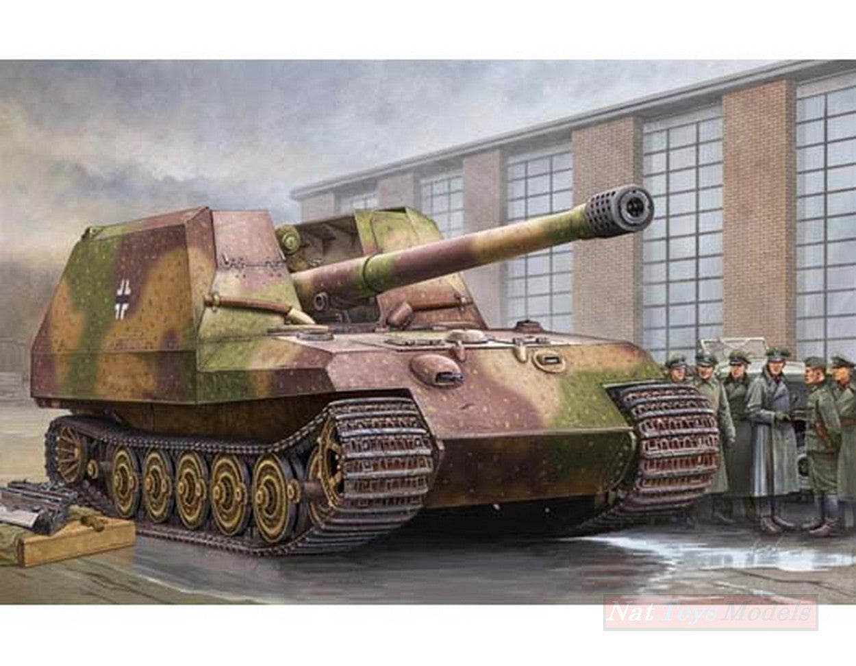 KIT DA MONTARE IN SCALA COMPATIBILE CON CARRO GERMAN TIGER KIT 1:35 TRUMPETER TP0378