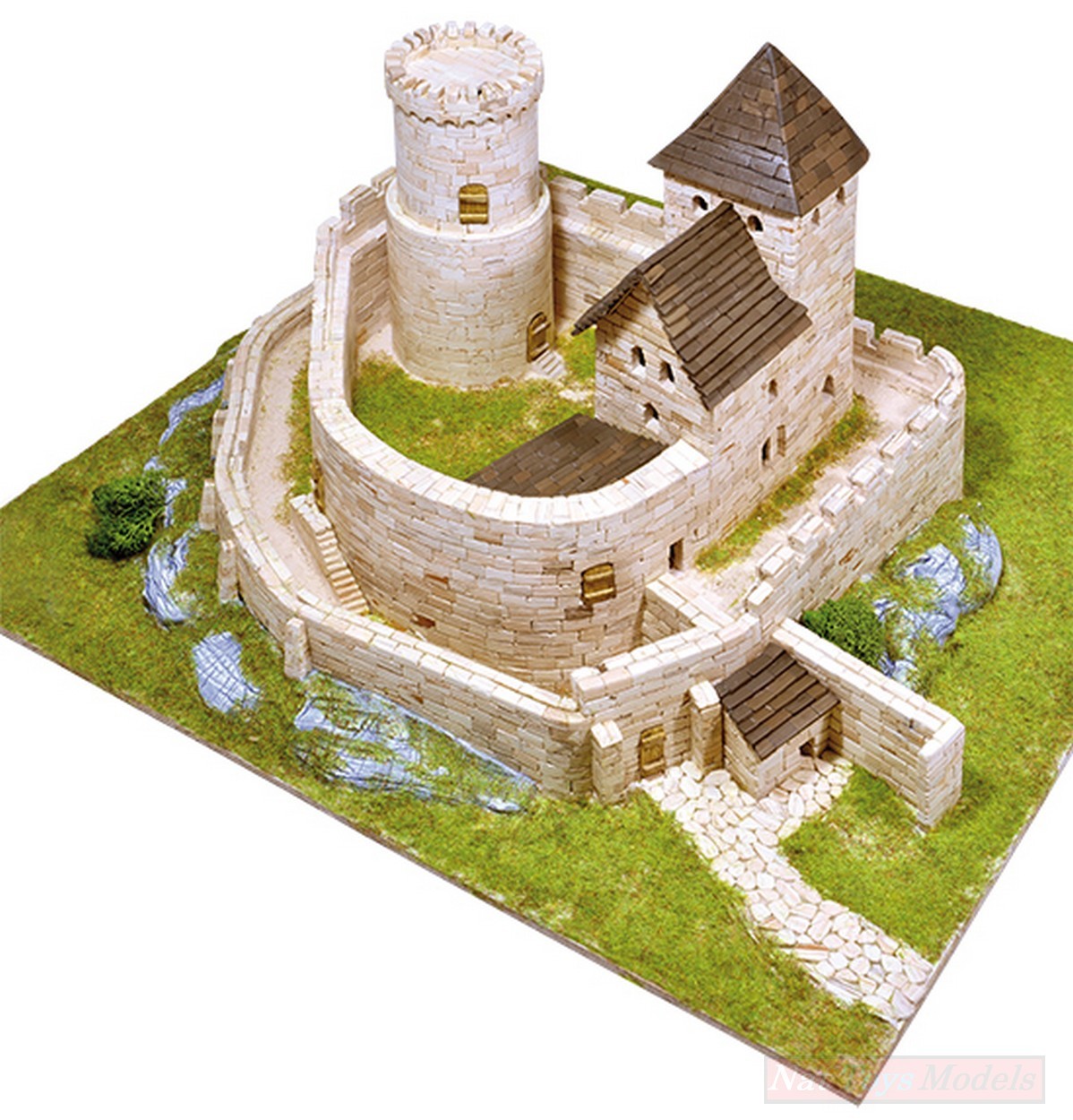 SCALE ASSEMBLY KIT COMPATIBLE WITH BEDZIN CASTLE POLAND PCS 3550 KIT 1:160 AEDES ARS ADS1016