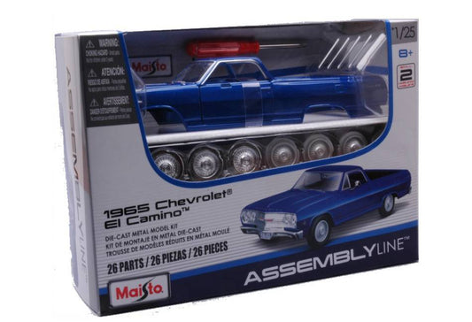 SCALE ASSEMBLY KIT COMPATIBLE WITH CHEVROLET EL CAMINO 1965-KIT 1:24 MAISTO MI39977