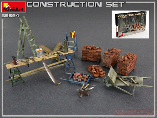 SCALE ASSEMBLY KIT COMPATIBLE WITH CONSTRUCTION SET KIT 1:35 MINIART MIN35594