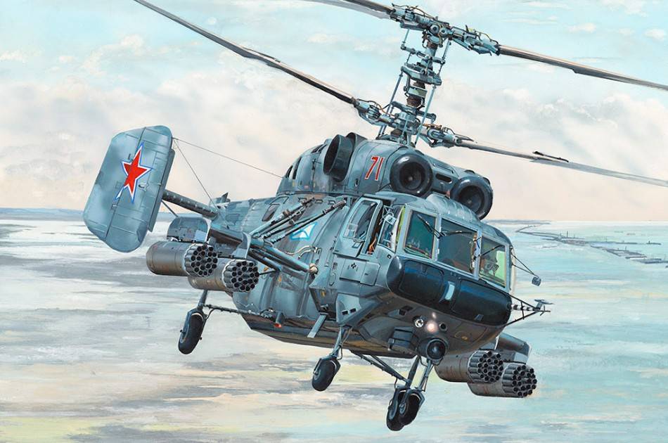 SCALE ASSEMBLY KIT COMPATIBLE WITH KAMOV KA-29 HELICOPTER KIT 1:35 TRUMPETER TP5110