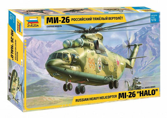 SCALE ASSEMBLY KIT COMPATIBLE WITH MIL MI-26 SOVIET HELICOPTER KIT 1:72 ZVEZDA Z7270