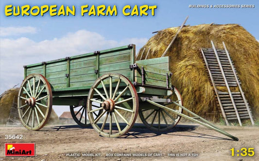 KIT DA MONTARE IN SCALA COMPATIBILE CON EUROPEAN FARM CART  KIT 1:35 MINIART MIN35642