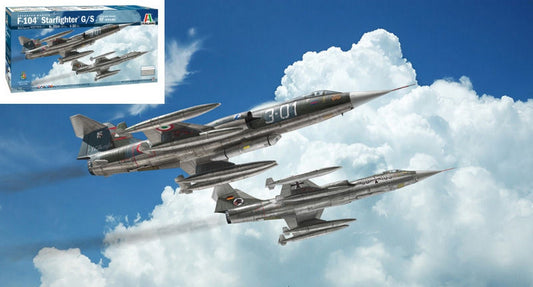 SCALE ASSEMBLY KIT COMPATIBLE WITH F-104G "RECCE" UPGRADED EDITION KIT 1:32 ITALERI IT2514