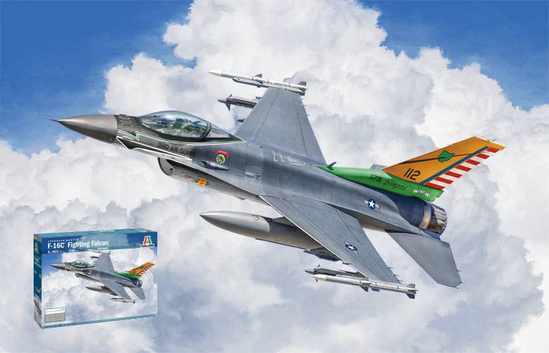 KIT DA MONTARE IN SCALA COMPATIBILE CON F-16C FIGHTING FALCON KIT 1:48 ITALERI IT2825