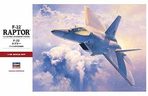 SCALE ASSEMBLY KIT COMPATIBLE WITH F-22 RAPTOR KIT 1:48 HASEGAWA HASPT45