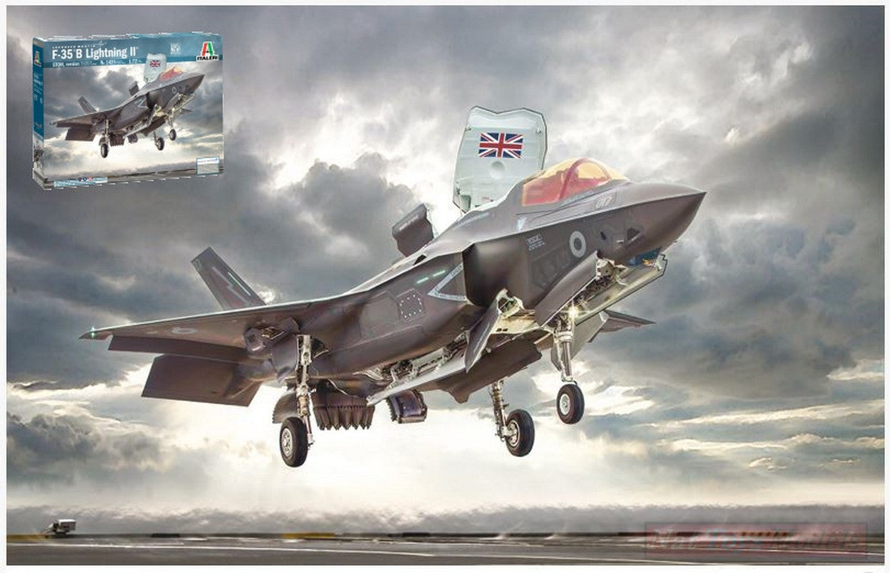 SCALE ASSEMBLY KIT COMPATIBLE WITH F-35 B LIGHTNING II KIT 1:72 ITALERI IT1425