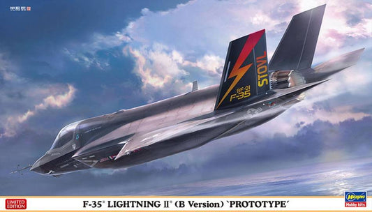 SCALE ASSEMBLY KIT COMPATIBLE WITH F-35 LIGHTNING II B VERSION PROTOTYPE KIT 1:72 HASEGAWA HA02412