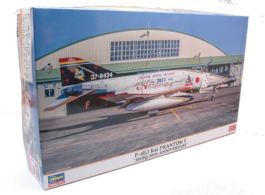 SCALE ASSEMBLY KIT COMPATIBLE WITH F-4Ej KAI PHANTOM II 301Sq 20th ANNIVERSARY KIT 1:72 HASEGAWA HA02378