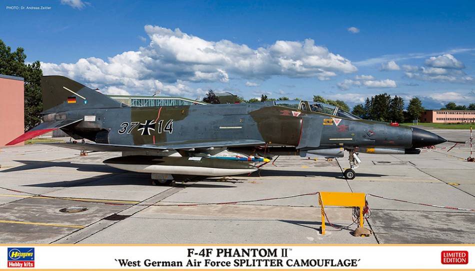 KIT DA MONTARE IN SCALA COMPATIBILE CON F-4F PHANTOM II, LUFTWAFFE, SPLITTER TAMUNG KIT 1:72 HASEGAWA HA02443