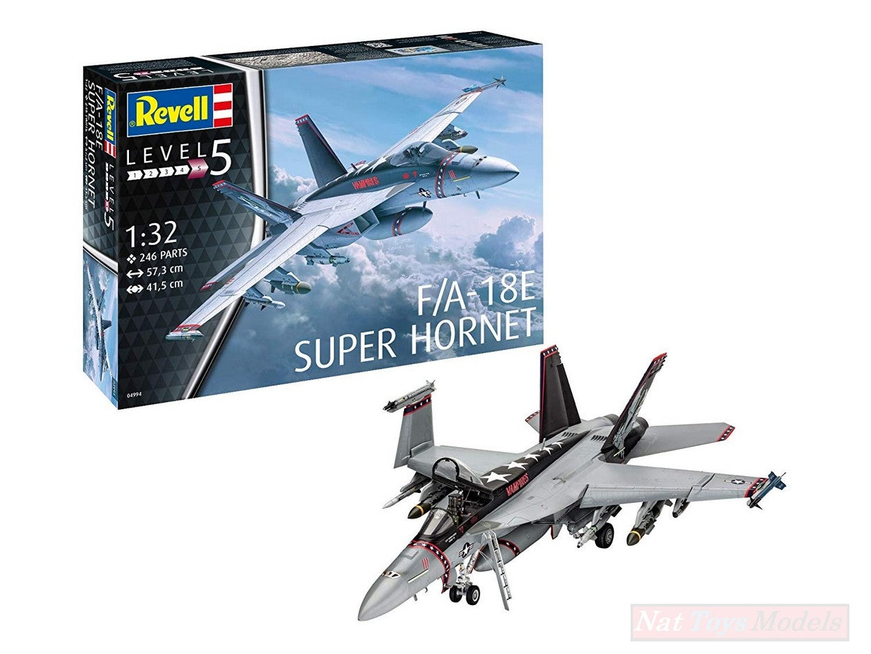 SCALE ASSEMBLY KIT COMPATIBLE WITH F/A-18E SUPER HORNET KIT 1:32 REVELL RV04994