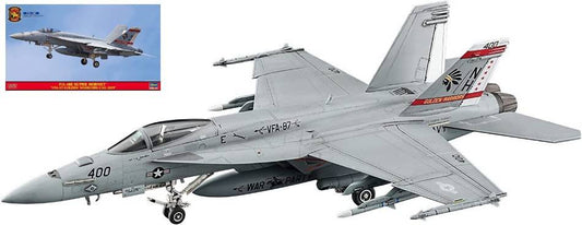 SCALE ASSEMBLY KIT COMPATIBLE WITH F/A-18E SUPER HORNET VFA-87 GOLDEN WARRIORS KIT 1:72 HASEGAWA HA02417